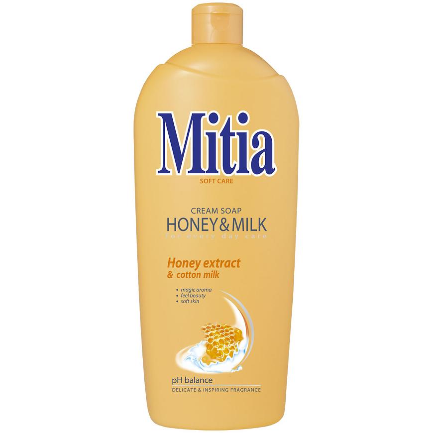 Mitia tek.mýdlo n.n. honey+milk 1l BaL