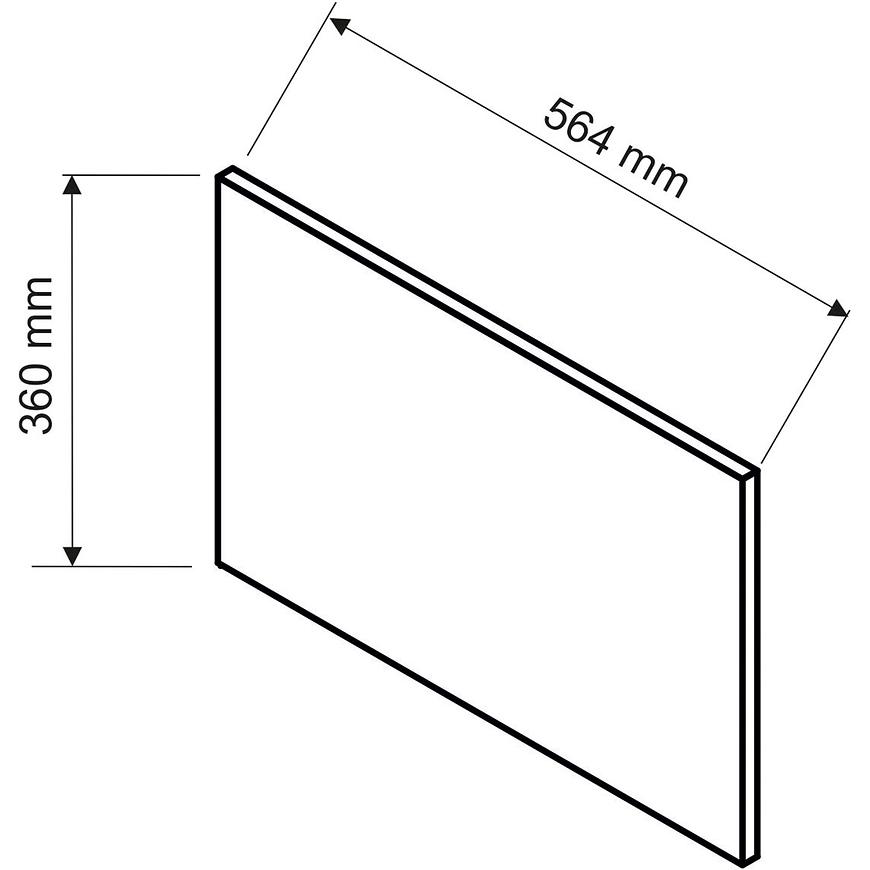 Boční Panel Zoya 360x564 Bílý Puntík Baumax