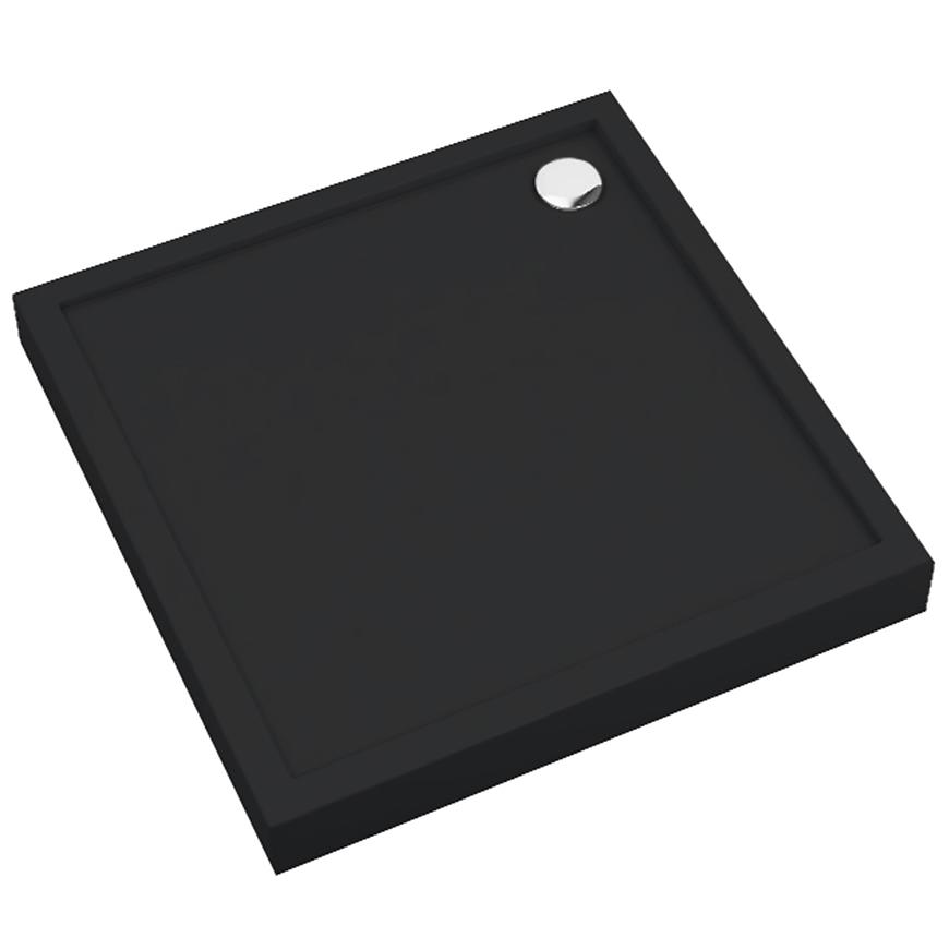 Vanička čtvercová Black Mat 80x80x12 Espera Plus AQM4630CMG SCHEDPOL