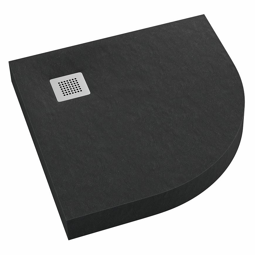 Vanička půlkulatá New Horizons Black Stone 90x90x12 R55 3.3304/C/ST-M2 SCHEDPOL