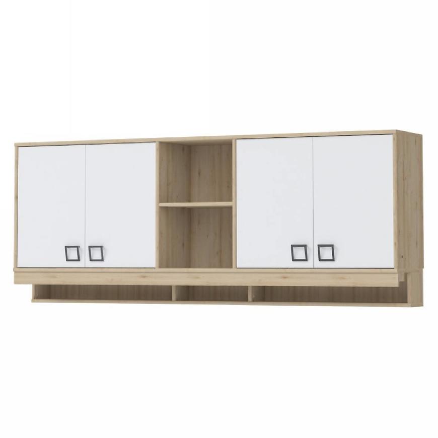 Závesná skříňka Kiki MKR-BK/KI-15 beech/white Baumax