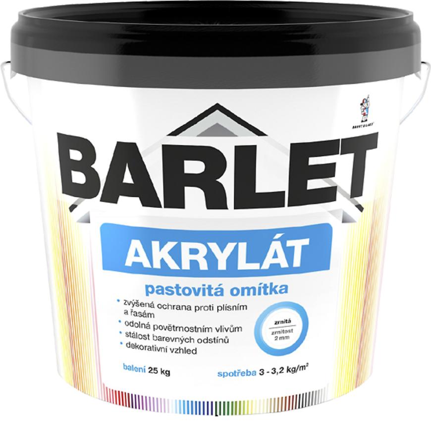 Barlet akrylát zrnitá omítka 2mm 25kg 2623 Barlet