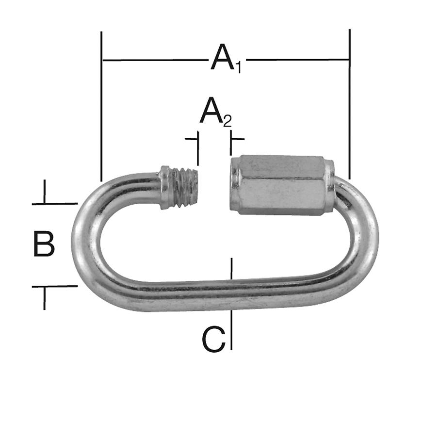 Článek rapid 6 mm zn 1 ks Vormann