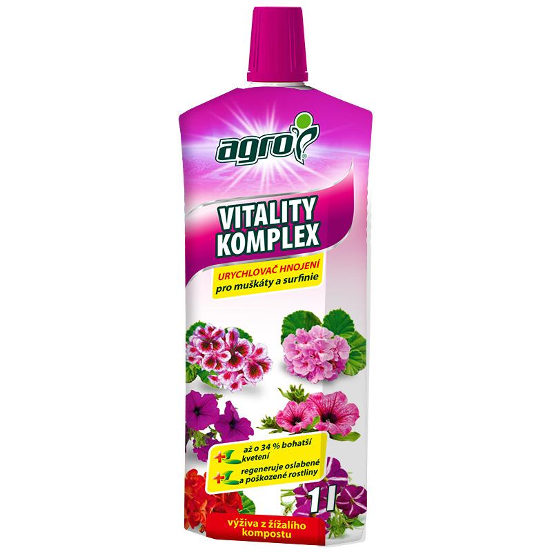 AGRO Vitality komplex muškáty a surfinie 1 l Baumax