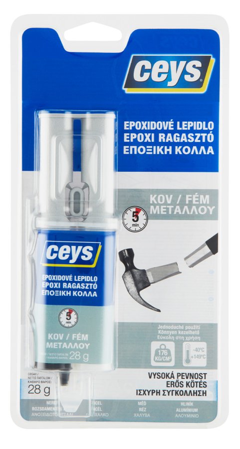 CEYS 48510230 dvousložkové epoxidové lepidlo na kov 28g