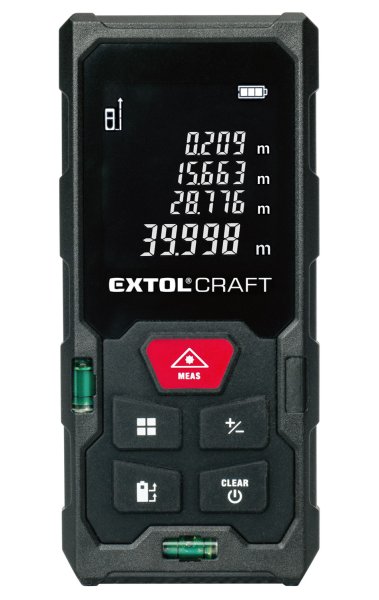 EXTOL CRAFT 920202 laserový digitální dálkoměr 50m