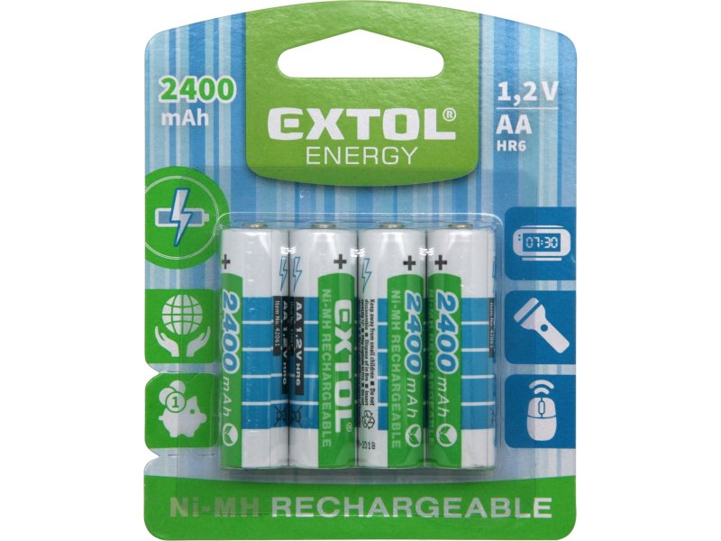 EXTOL ENERGY 42061 tužkové baterie nabíjecí