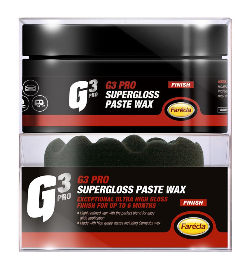 FARÉCLA G3 PRO SuperGloss Paste Wax Profesional super lesklý pastový vosk 200g 7177