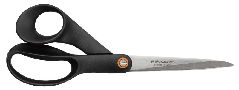 FISKARS 1019197 univerzální nůžky velké 21cm černé