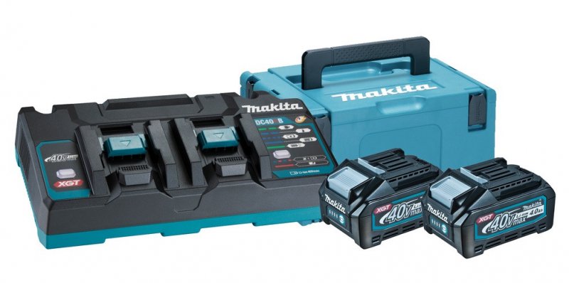 MAKITA 191U00-8 sada Li-ion XGT 40V 2ks BL4040+1ks DC40RB+1ks Makpac