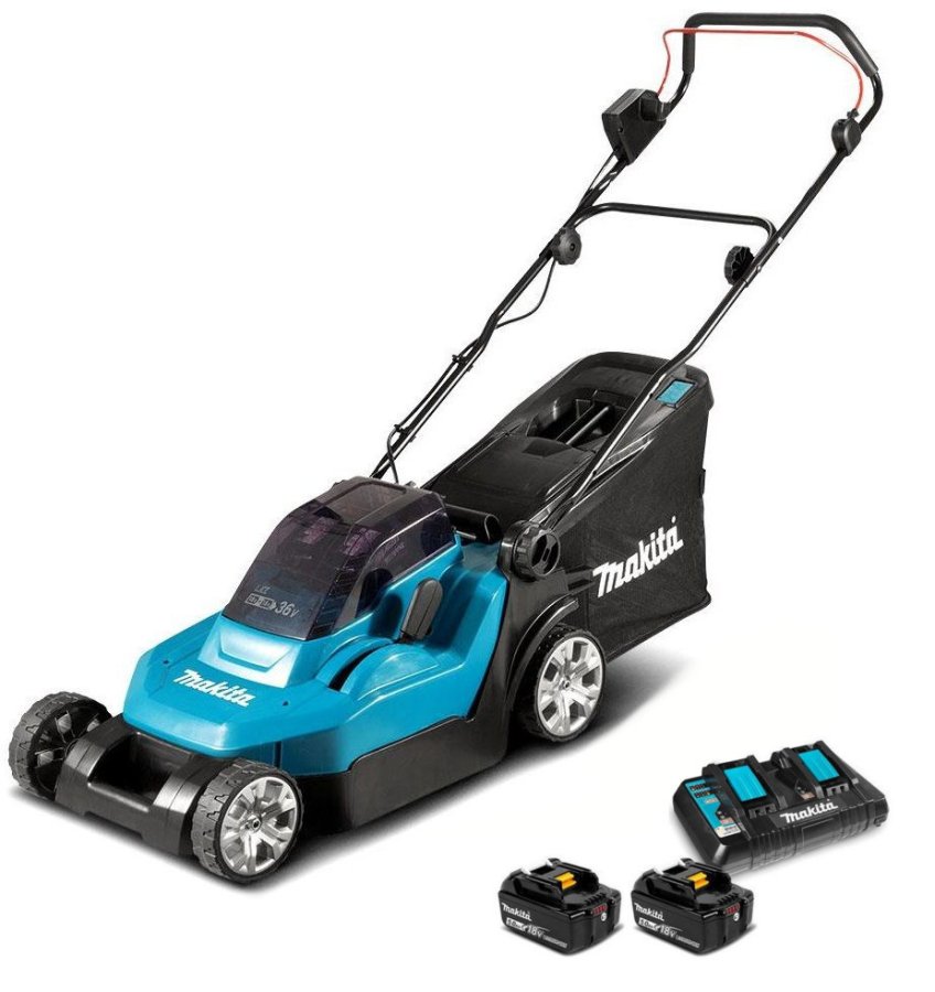 MAKITA DLM382PT2 akumulátorová travní sekačka LXT LiIon 2x18V 5Ah