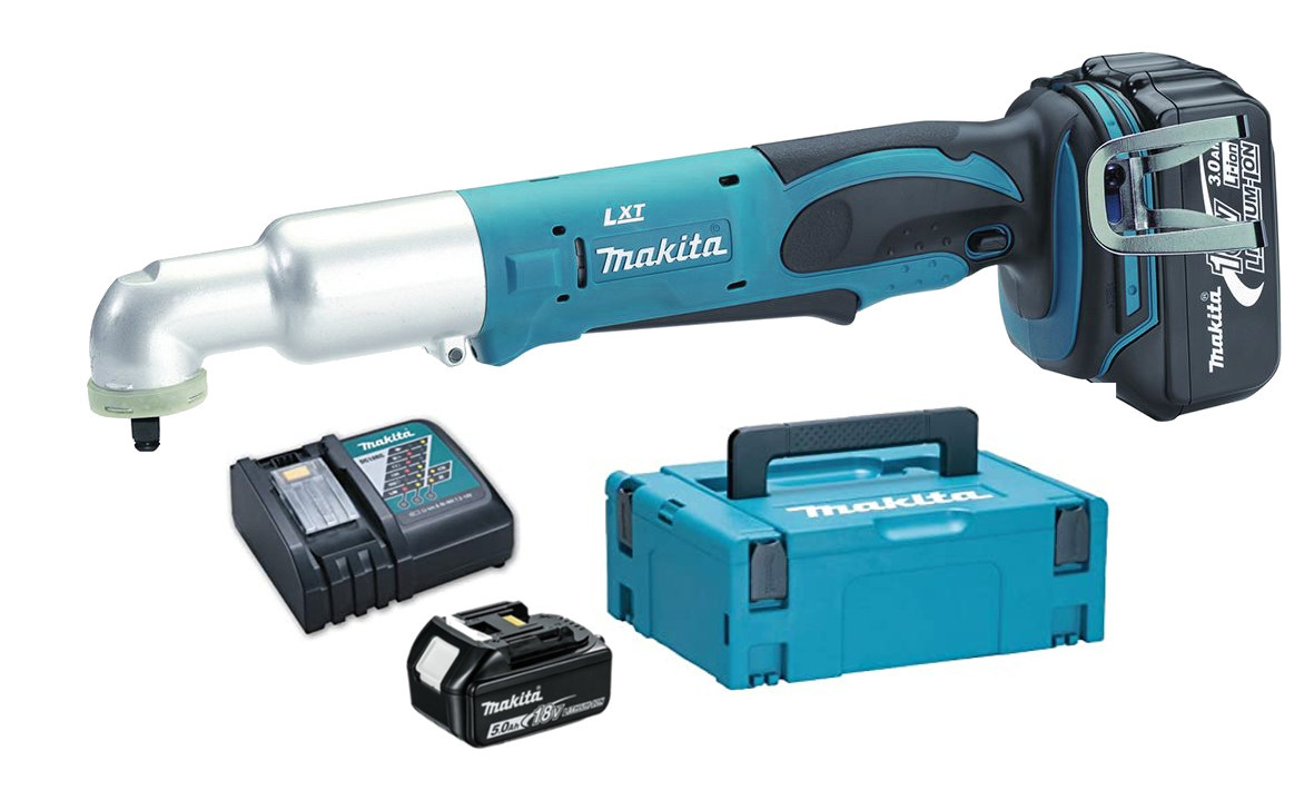 MAKITA DTL063RTJ aku úhlový rázový utahovák LiIon LXT 18V 2x 5Ah