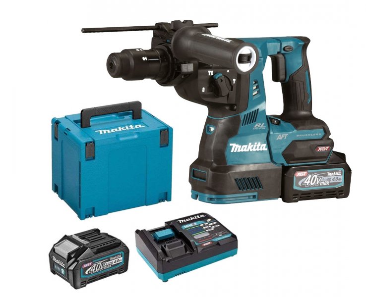 MAKITA HR002GM202 aku kombinované kladivo SDS+ LiIon XGT 40V 2x 4Ah