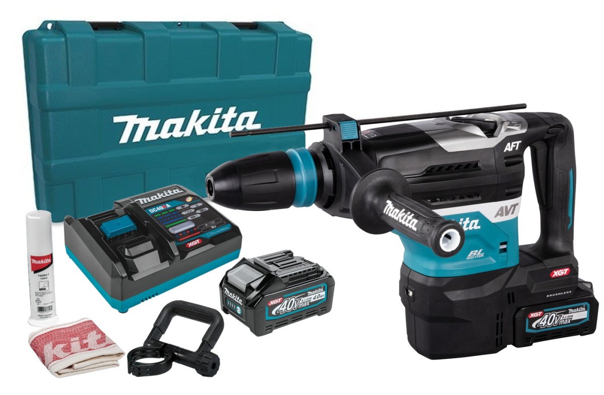 MAKITA HR005GM202 aku kombinované kladivo SDS+ AWS LiIon XGT 40V 2x 4Ah