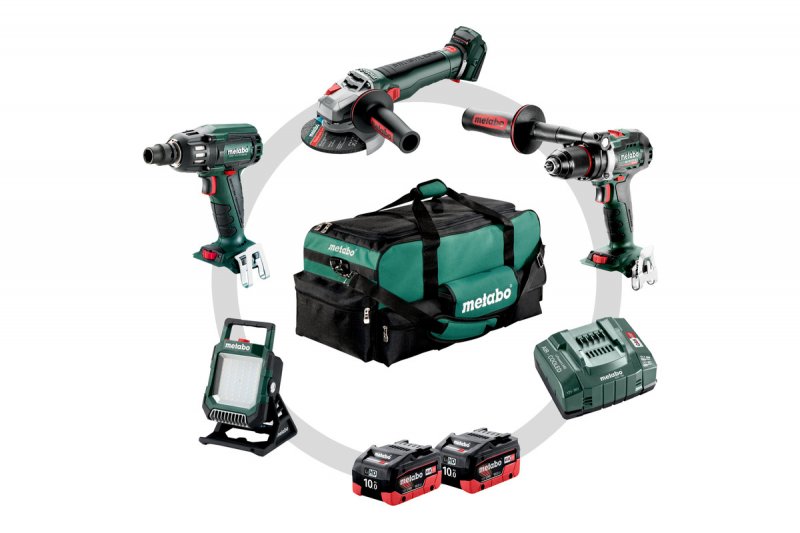 METABO Combo Set 4.3.2 18V akumulátorové stroje v sadě 18V 2x LiHD 10Ah 685209000