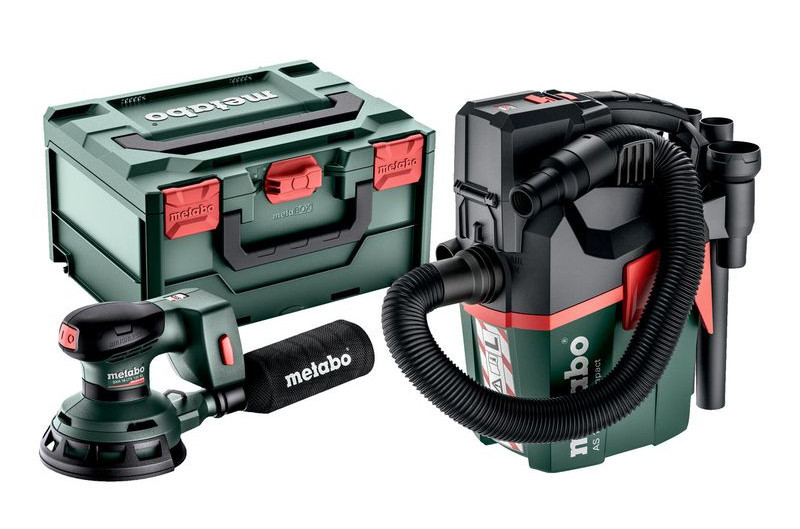 METABO Set SXA 18 LTX 125 BL + AS 18 L PC Compact ex.br + vys.