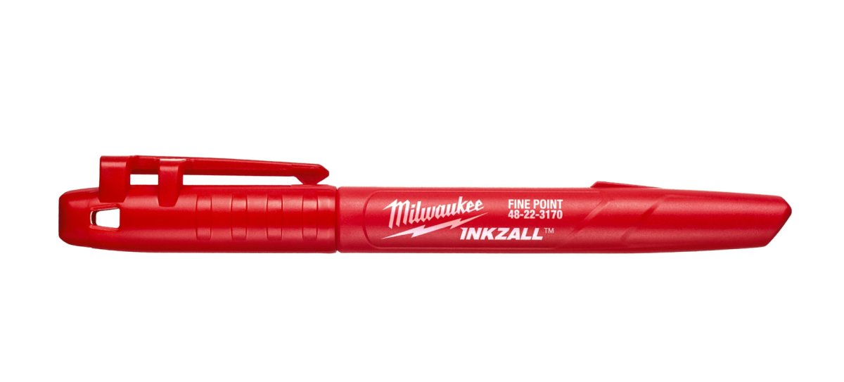 Milwaukee INKZALL 48223170 červený permanentní popisovač na kov