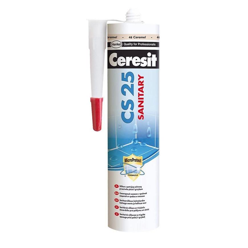 20WS+CS25 SANITARNI SILIKON BALIBROWN 280ML Ceresit