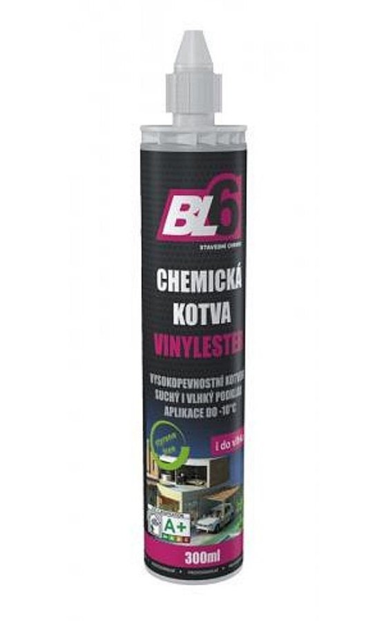 BL6 chemická kotva vinylester kartuše 300ml BL010601-30000