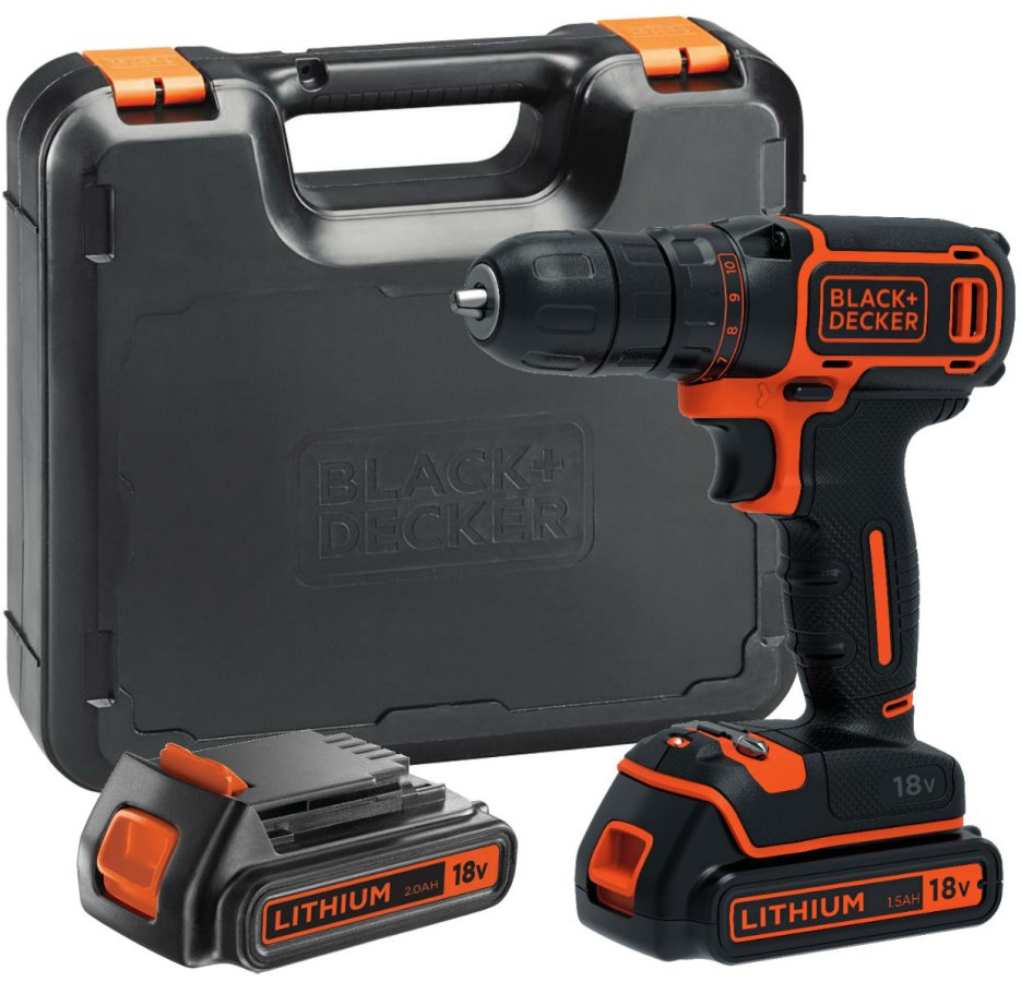 BLACK&DECKER BDCDC18K1B aku vrtačka 18V/1