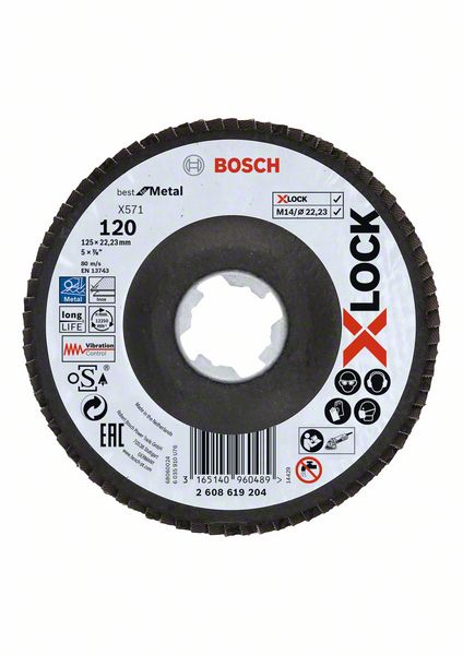 BOSCH 2608619204 lamelový kotouč 125mm X-LOCK