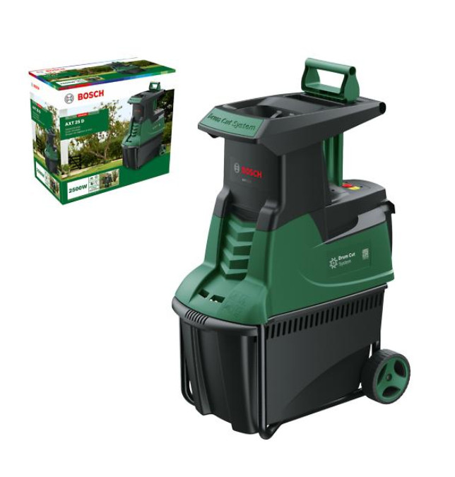 BOSCH AXT 25 D zahradní bubnový drtič větví 0600803103