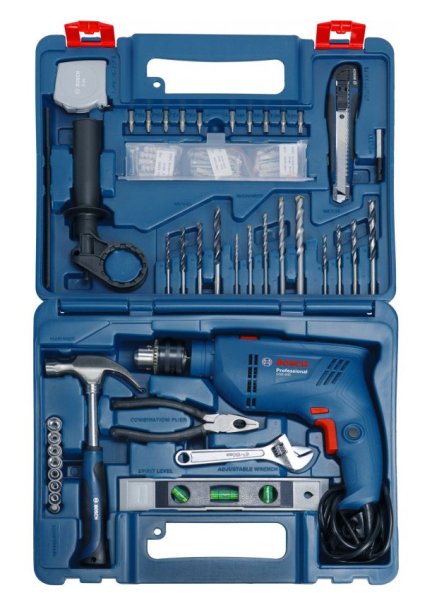 BOSCH GSB 600 příklepová vrtačka Professional s příslušenstvím 600 W 06011A0321