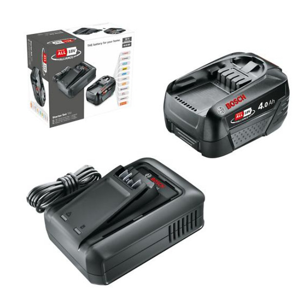 BOSCH startovací sada PBA 18V 4 Ah+AL 18V-44 POWER FOR ALL 1600A031T6