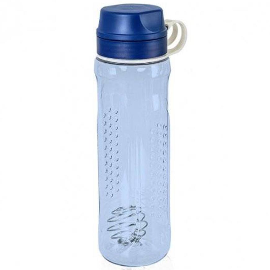 Bidon 610 ml Shaker plus pružina modrý