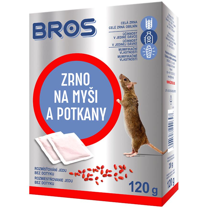 Bros-zrno na myši