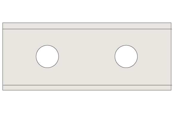 CMT N011-50045 žiletka tvrdokovová Z2 - 50x12x1