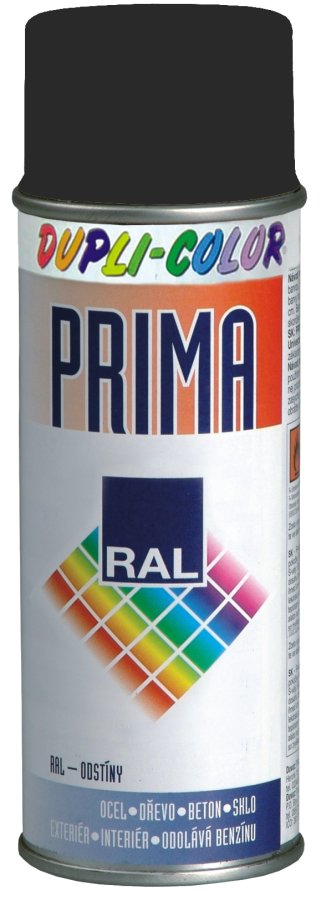 DUPLI-COLOR PRIMA RAL 9005M černá matná 500ml