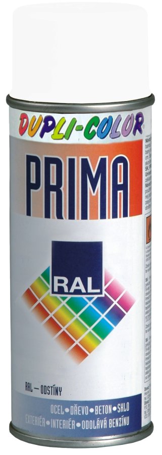 DUPLI-COLOR PRIMA RAL 9010M bílá matná 500ml