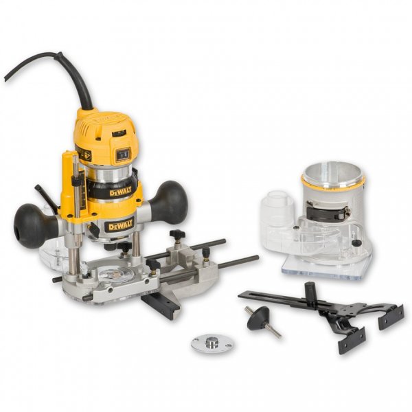 DeWALT D26204K horní a ohraňovací fréza 2v1