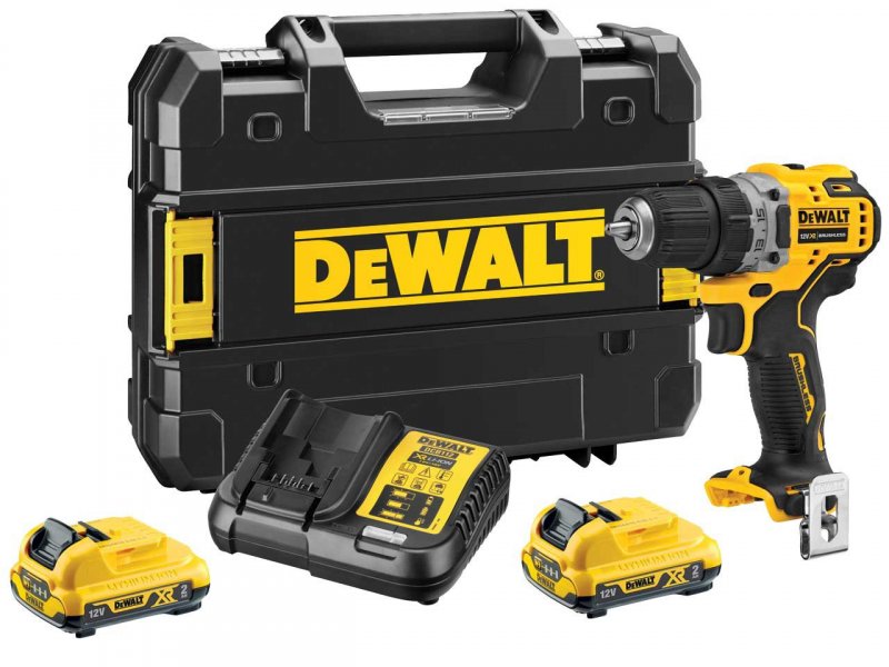 DeWALT DCD701D2 bezuhlíková aku vrtačka 12V 2