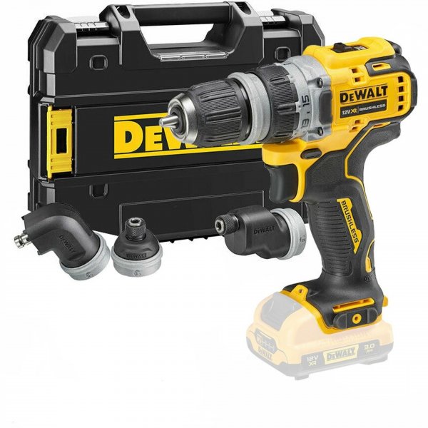 DeWALT DCD703NT aku vrtačka s multifunkční hlavou 12 V bez aku T-STAK