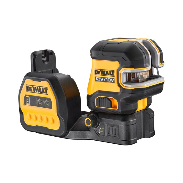 DeWALT DCE822NG18 křížový laser s olovnicí zelený 12/18V v kufru Tstak bez AKU