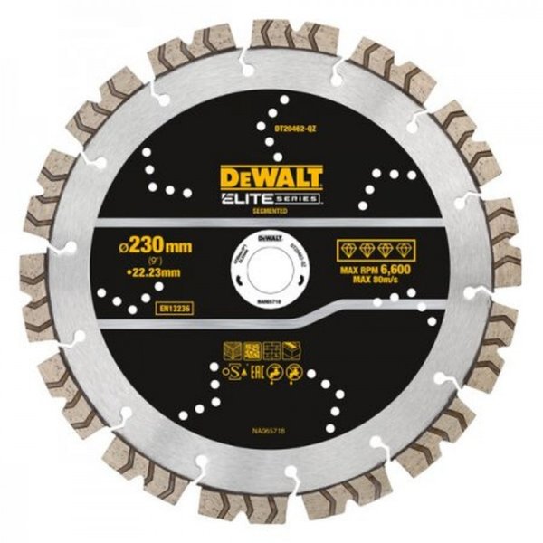 DeWALT DT20462 segmentový diamantový kotouč 230x22