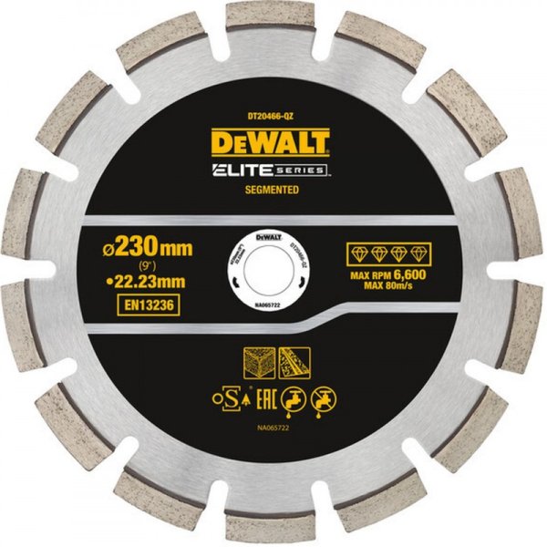 DeWALT DT20466 segmentový diamantový kotouč 230×22