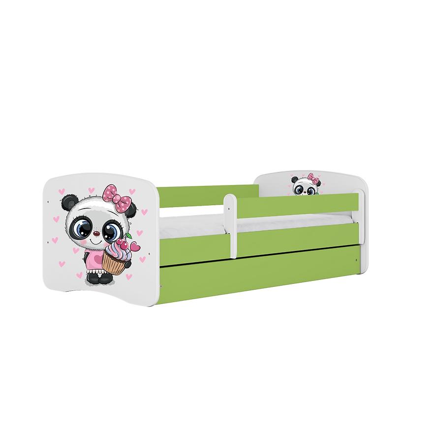 Dětská postel Babydreams zelená 80x180 Panda Baumax