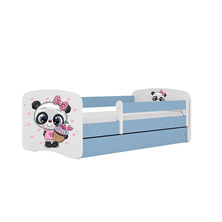 Dětská postel Babydreams+SZ modrá 80x160 Panda Baumax