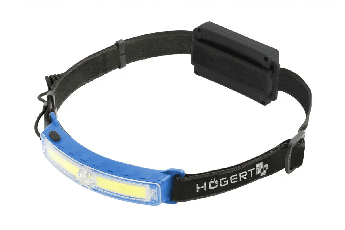 HOGERT HT1E428 čelovka COB XPG LED 6 funkcí 3