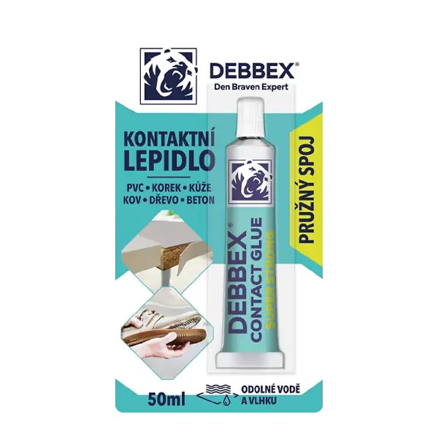 KONTAKTNÍ LEPIDLO DEBBEX 50ML BLISTR Den Braven