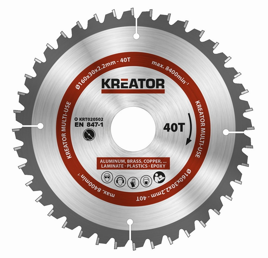 KREATOR KRT020502 pilový kotouč 160x30x2