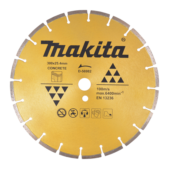 MAKITA D-56982 kotouč diamantový řezný segmentový na BETON