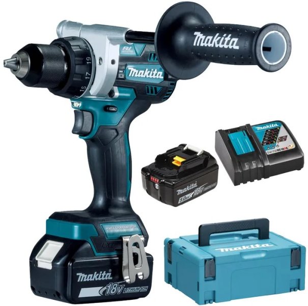 MAKITA DDF486RTJ aku bezuhlíkový šroubovák Li-ion LXT 18V 5