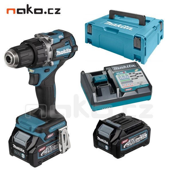 MAKITA DF002GA201 aku bezuhlíkový vrtací šroubovák Li-ion XGT 40V/2