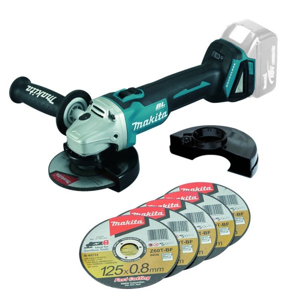 MAKITA DGA504ZX1 aku úhlová bruska 125mm Li-ion LXT 18V