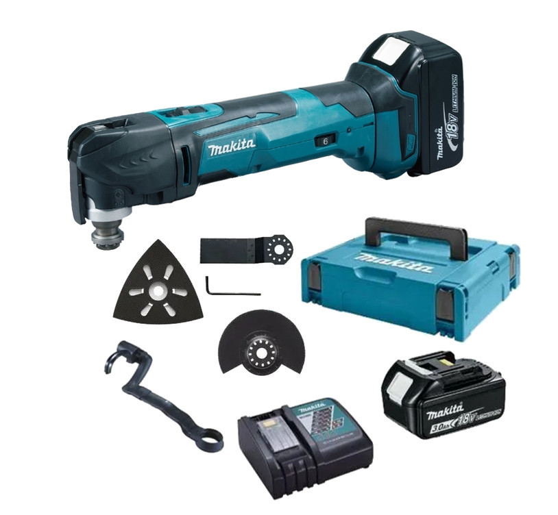 MAKITA DTM51RFJX1 aku multitool LiIon LXT 18V 2x 3Ah s příslušenstvím