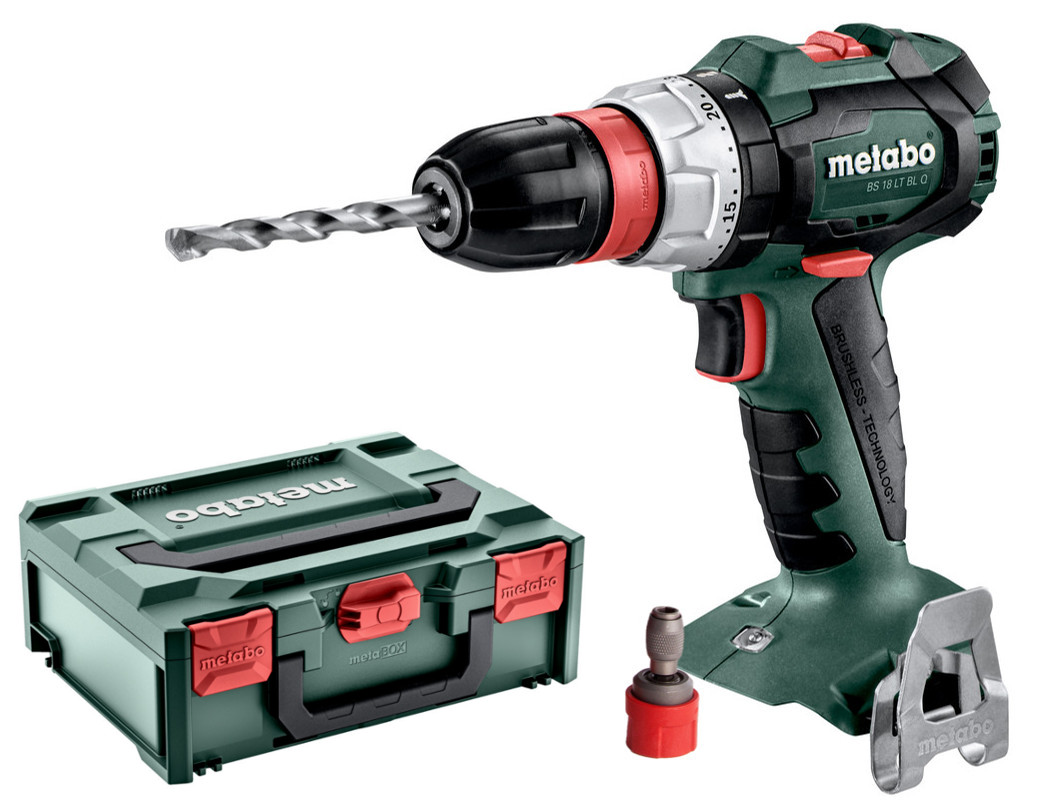 METABO BS 18 LT BL Quick bezuhlíková aku vrtačka LiIon bez baterie v MetaLocu 602334840